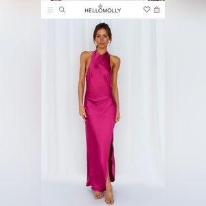 Hello Molly Fuchsia Light Minds dress NWT Size M